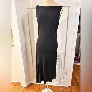 Yigal Azrouel Bateau sleeveless Black Asymmetrical Dress women’s 4